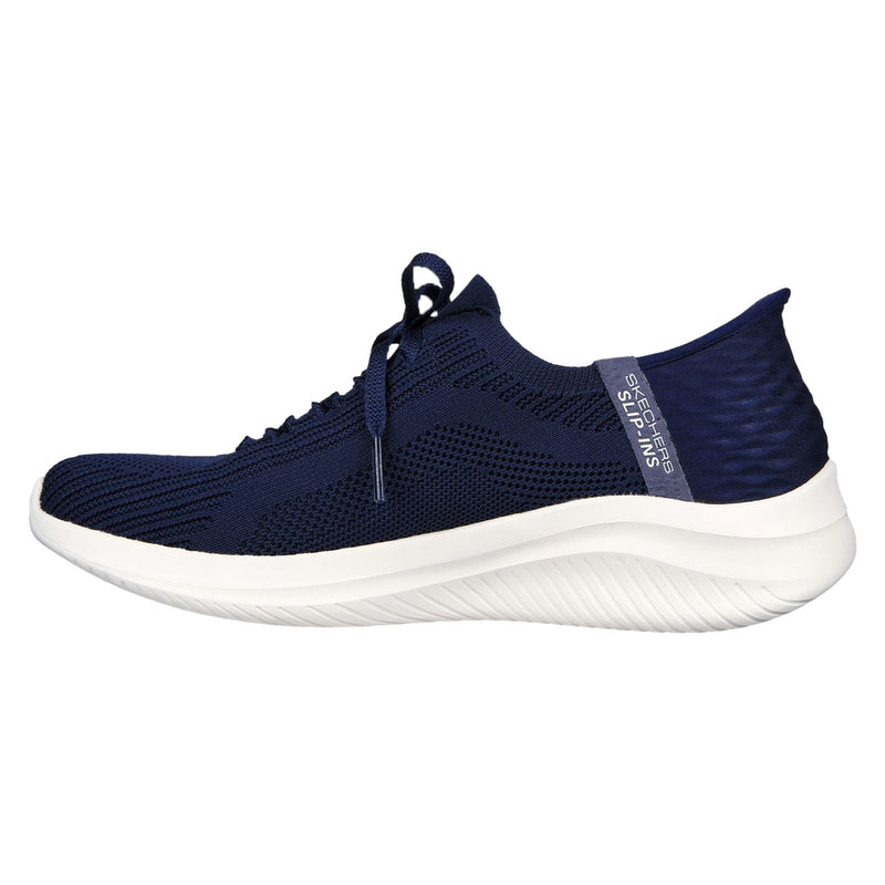 Skechers Ultra Flex 3.0 Brilliant Path Sneakers En Toile Pour Femmes De Couleur Marine