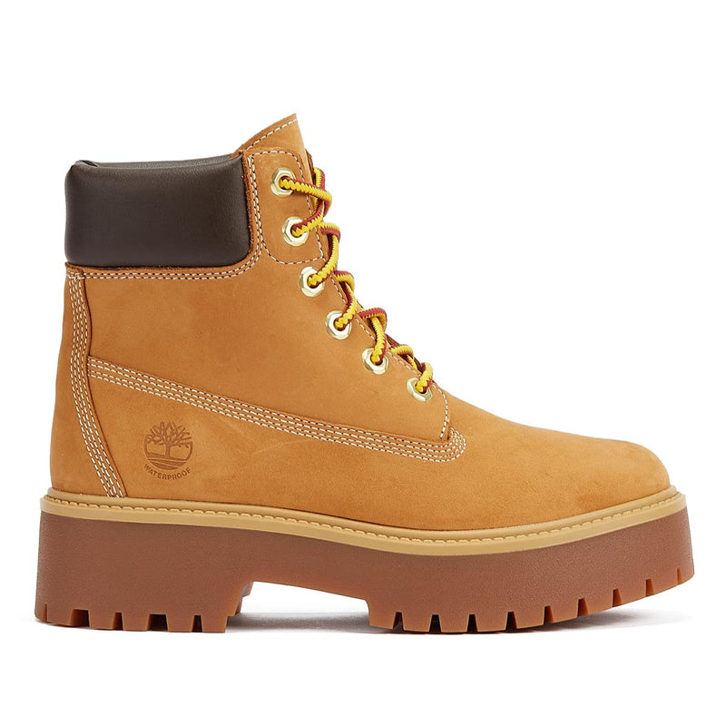 Timberland Bottes Pour Femmes En Nubuck Marron Avec Plateforme Premium De 6 Pouces
