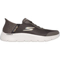 Skechers GO WALK Flex Hands Up Sneakers En Toile Pour Hommes Marron