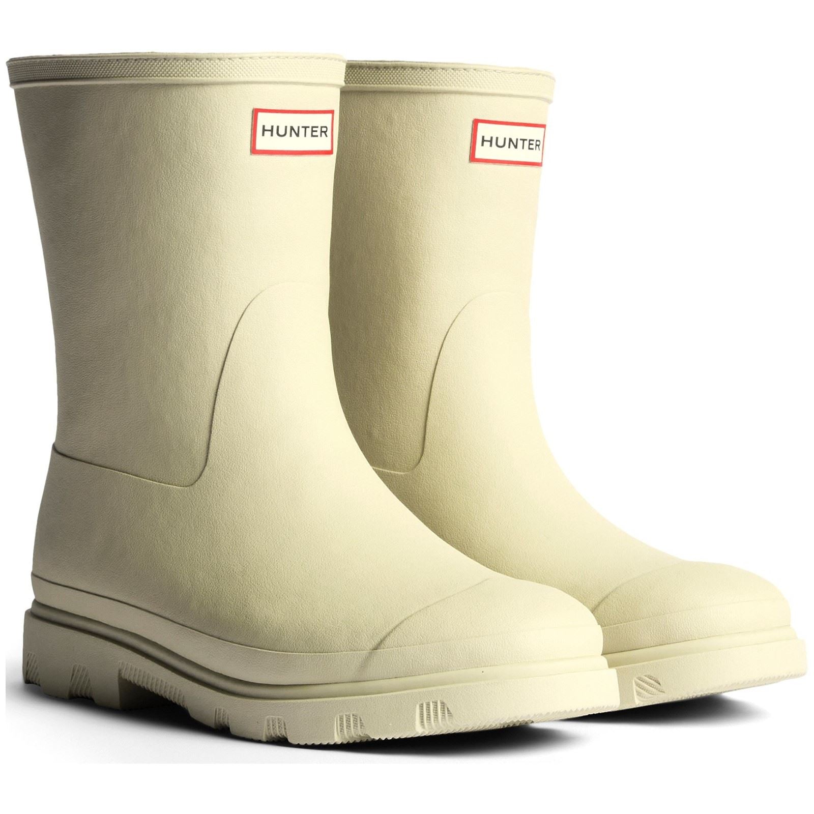 Hunter Downpour Short Insulated Bottes En Caoutchouc Pour Hommes Wellington Gravel