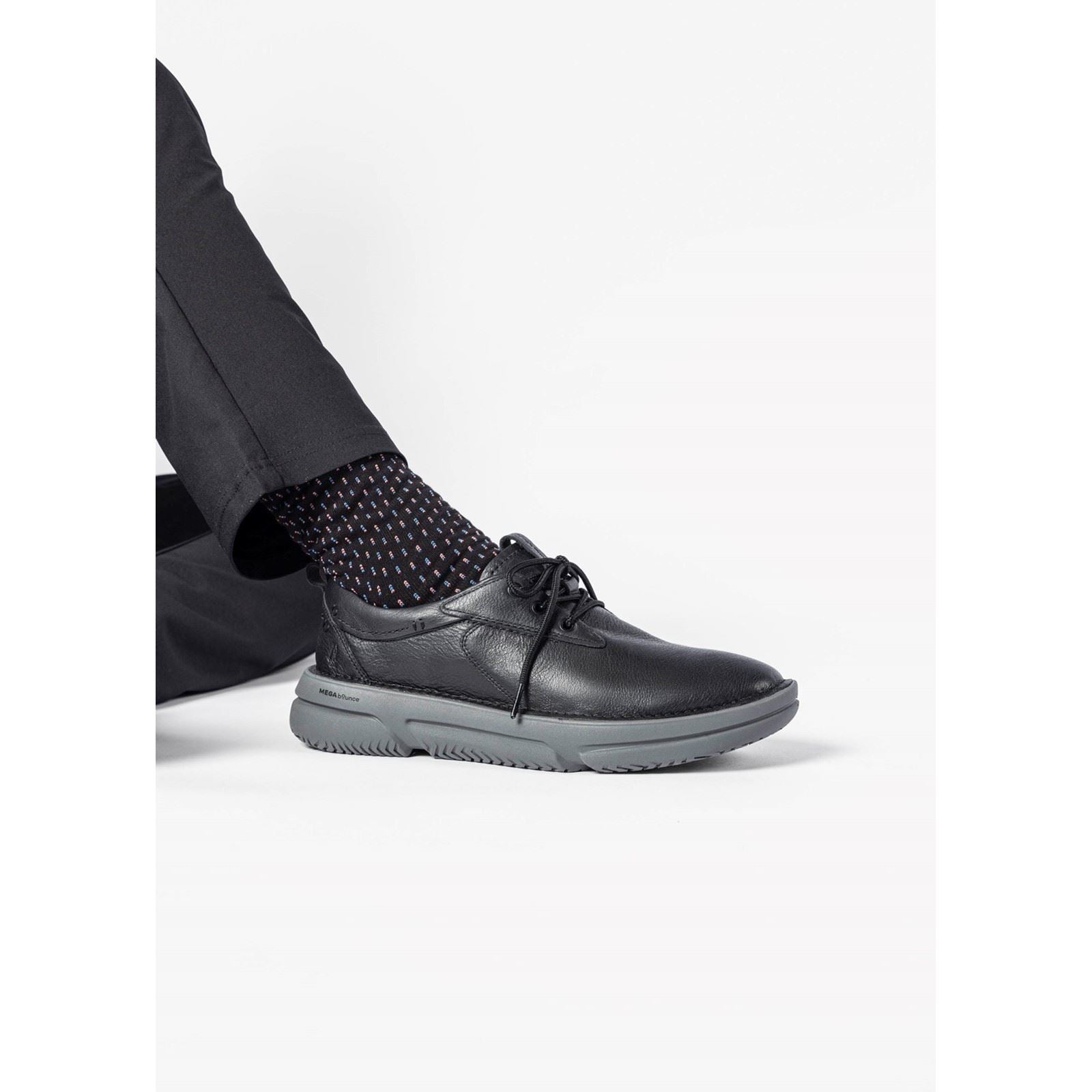 Hush Puppies Baylor Baskets En Cuir Noir Pour Hommes