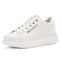 Karl Lagerfeld Kapri NFT Kounter Baskets Blanches En Cuir Pour Femmes