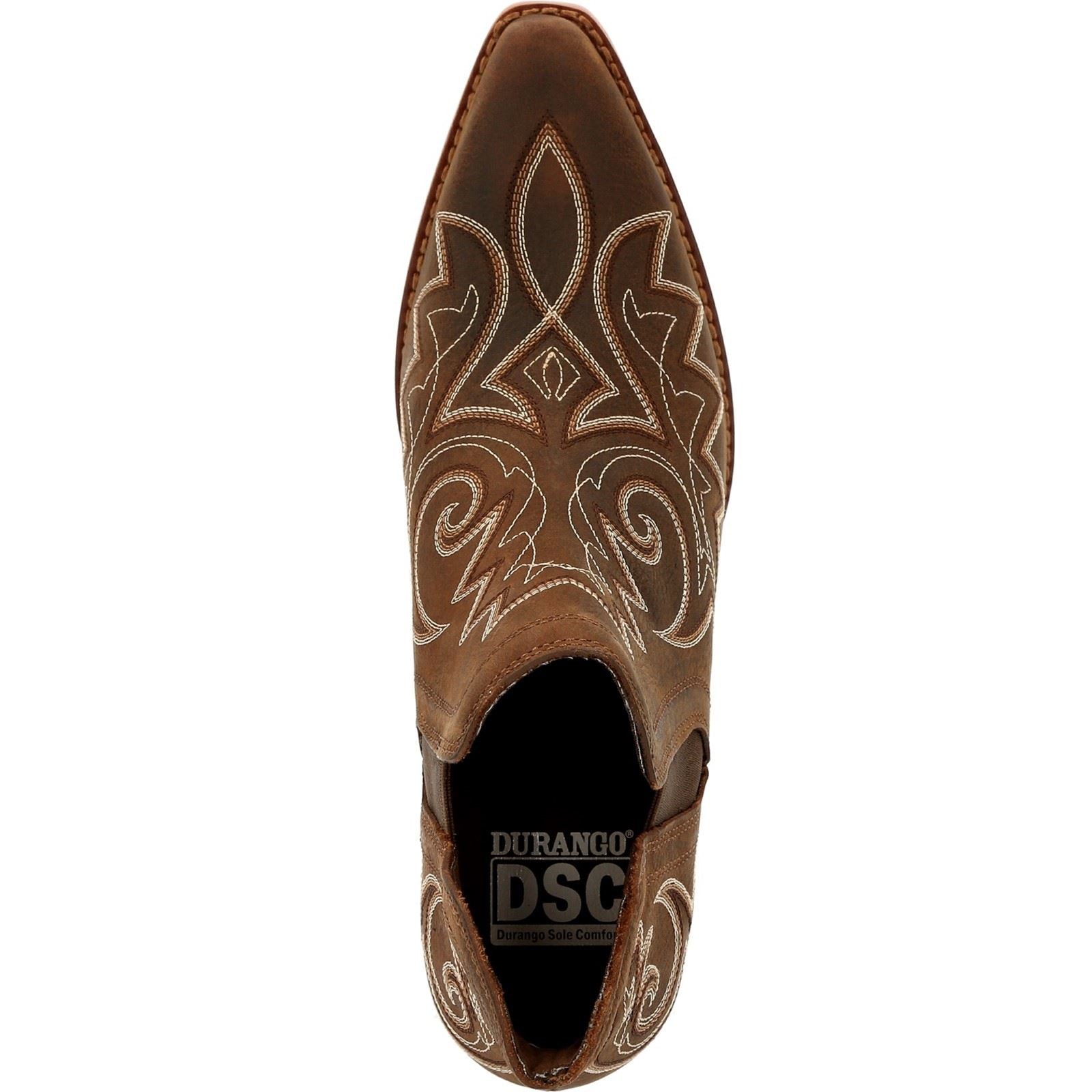 Durango Bottes En Cuir Crush Pour Femmes Couleur Café
