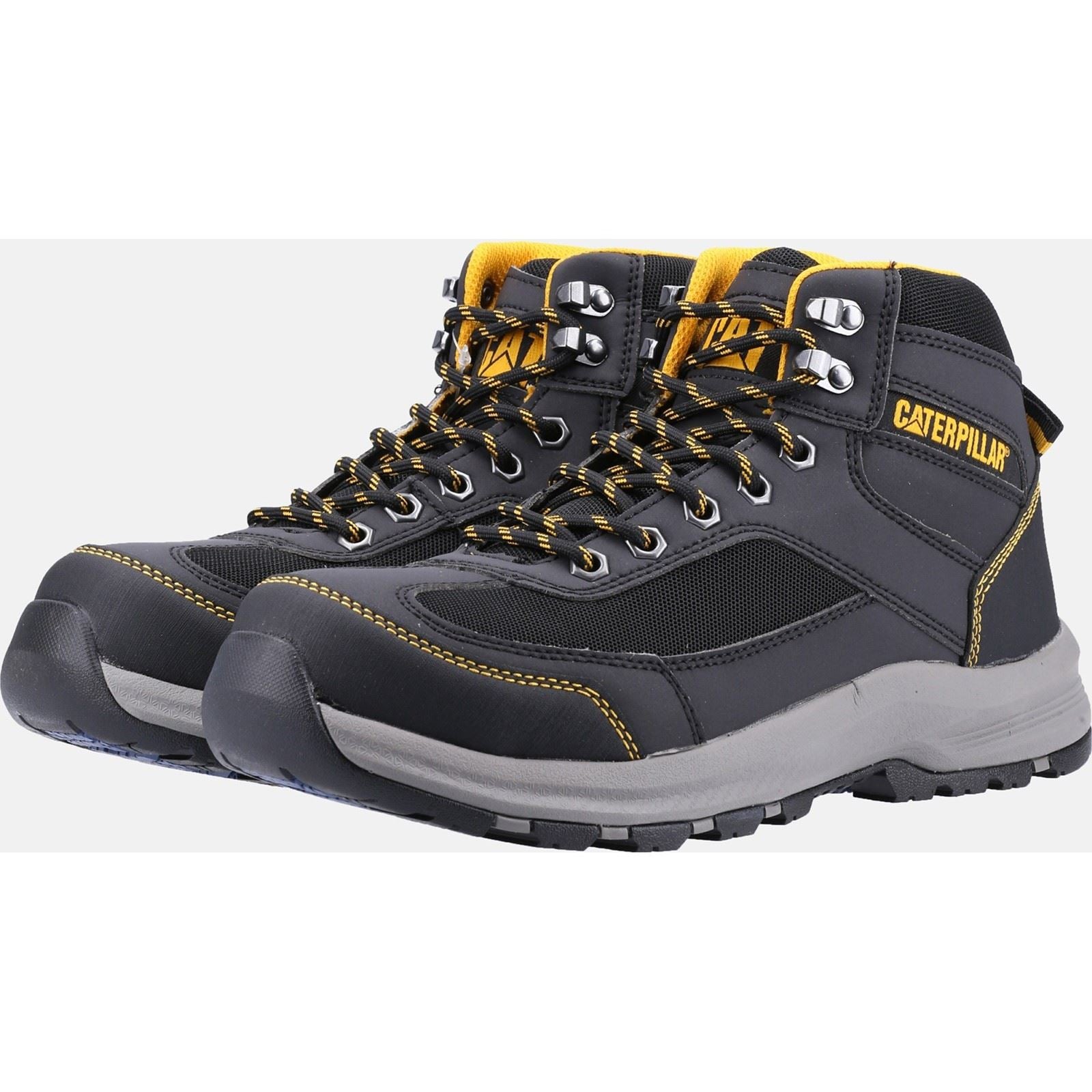 Caterpillar Bottes De Randonnée Synthétiques Grises Elmore Mid