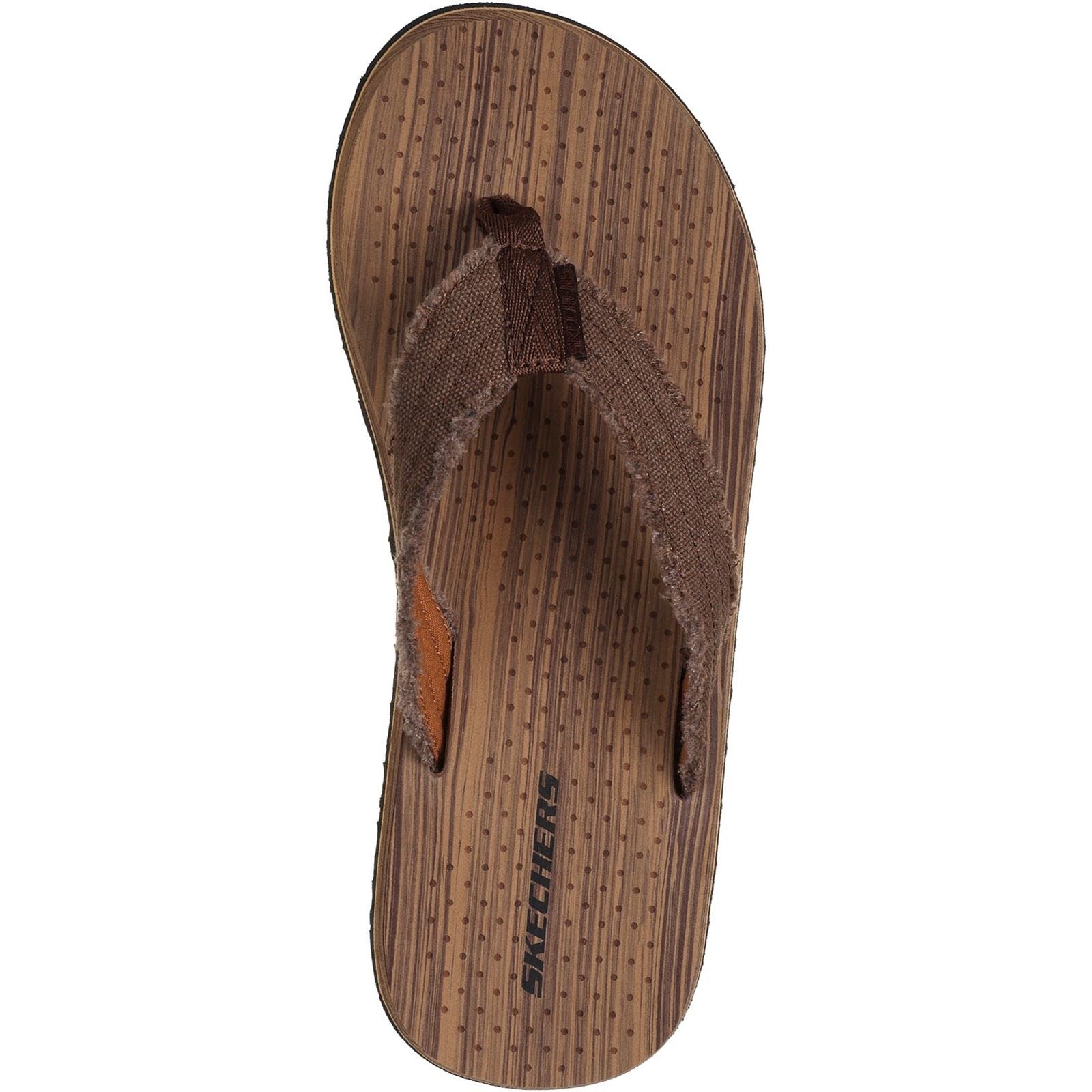 Skechers Tantric Fritz Sandales Pour Hommes En Textile Marron