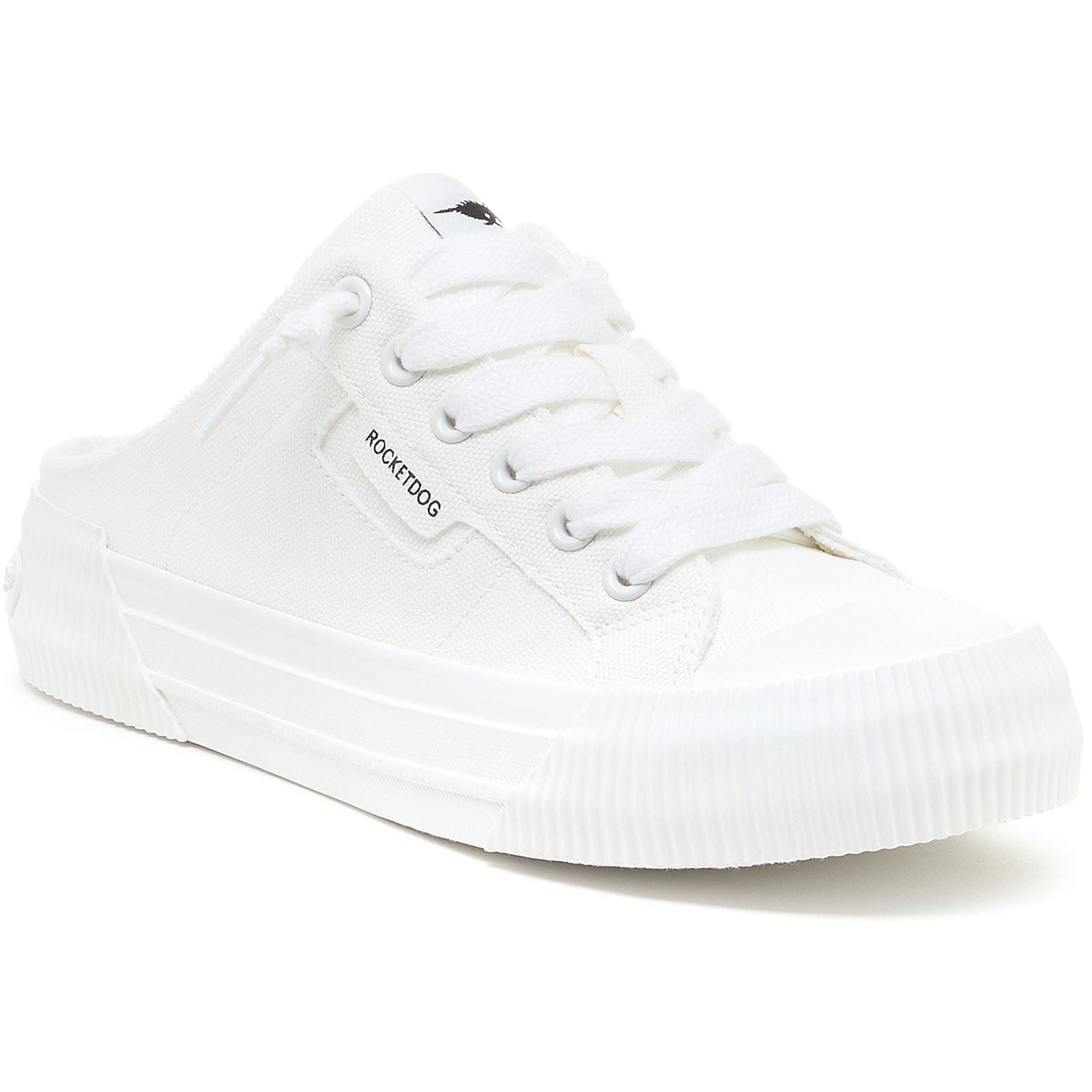 Rocket Dog Cheery Mule Canvas Mules Blanches En Textile Pour Femmes