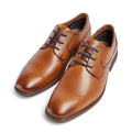 Pod Smyth Chaussures En Cuir Pour Homme À Lacets Couleur Cognac