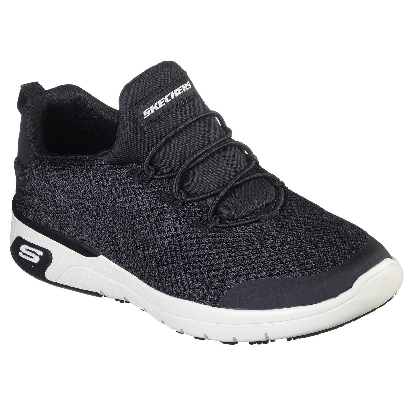 Skechers Workwear Marsing - Waiola SR Chaussures De Sport Pour Femmes En Mesh Noir/blanc