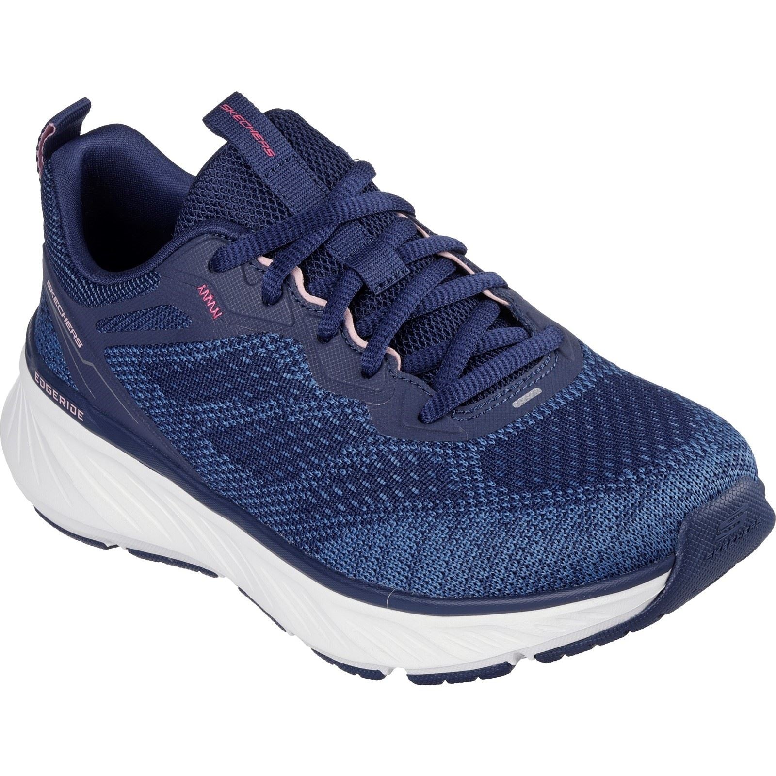 bleu marine chaussures skechers femme bleu