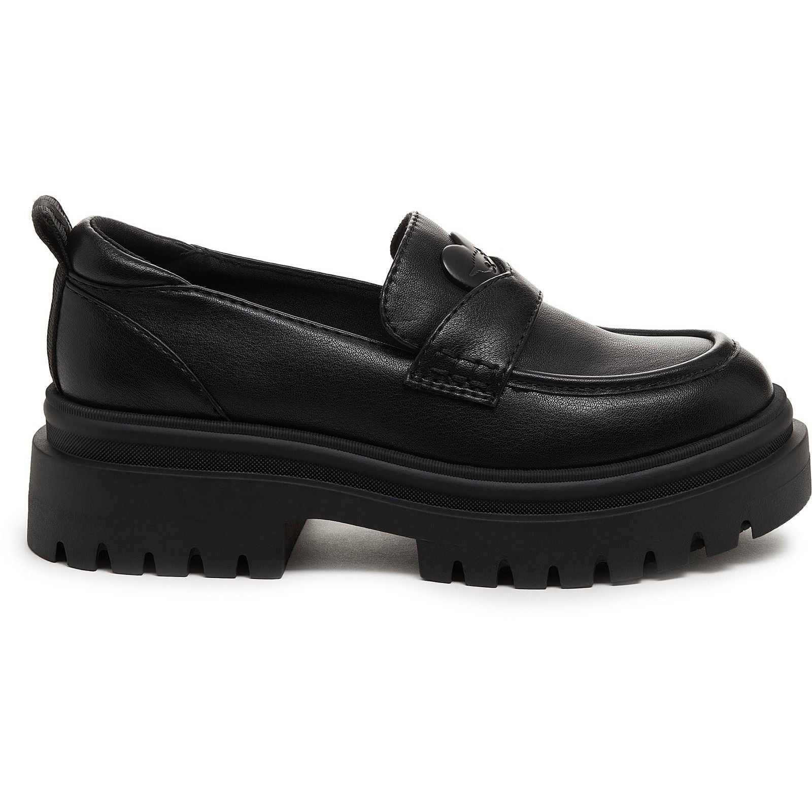 Rocket Dog Dandy Chaussures Plates Pour Femme En Polyuréthane Noir.