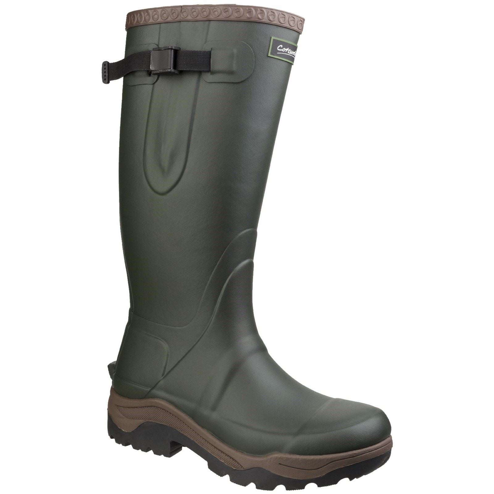 Cotswold Compass Bottes En Caoutchouc Vertes Wellington