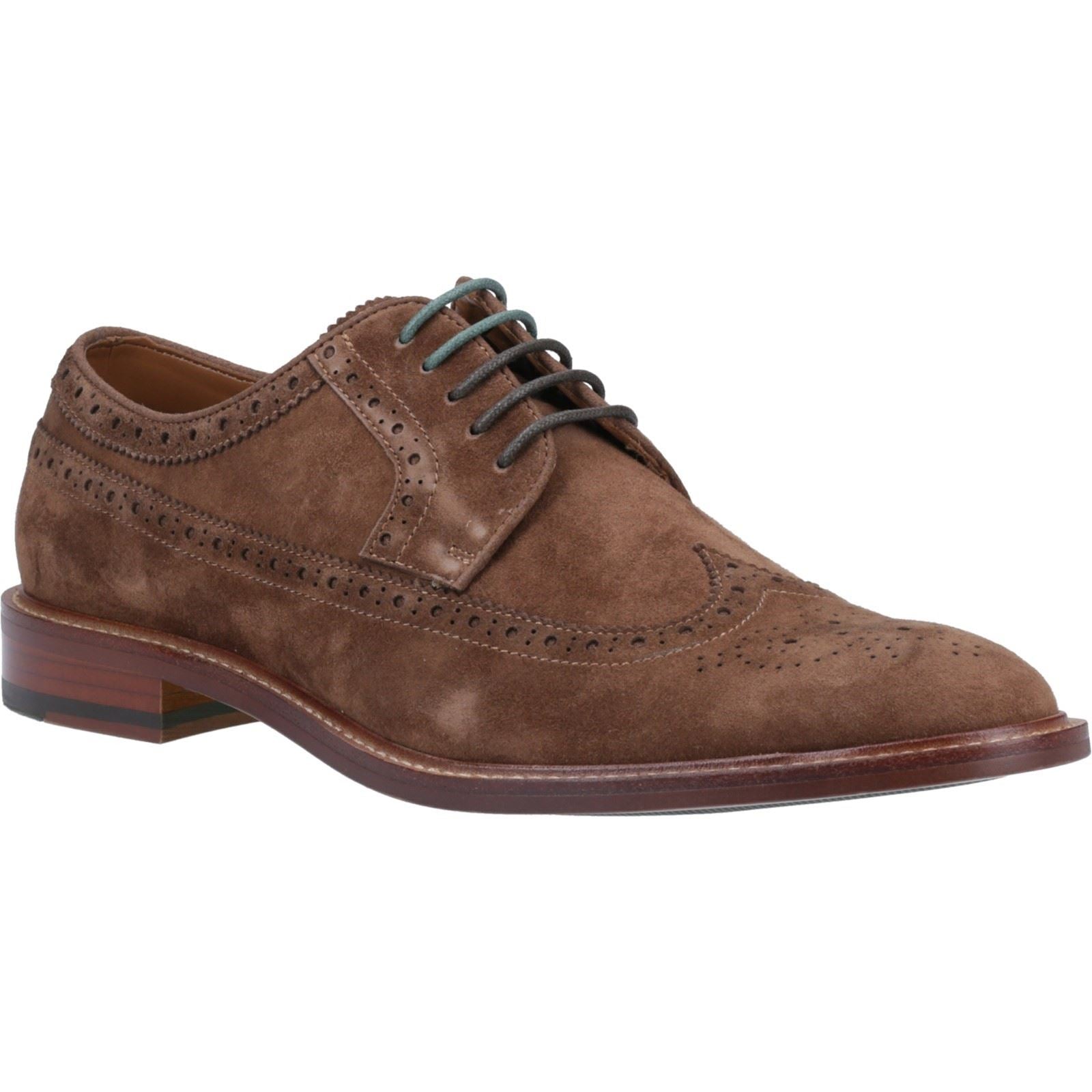 Dune Superior Chaussures Richelieu Pour Homme En Daim Marron
