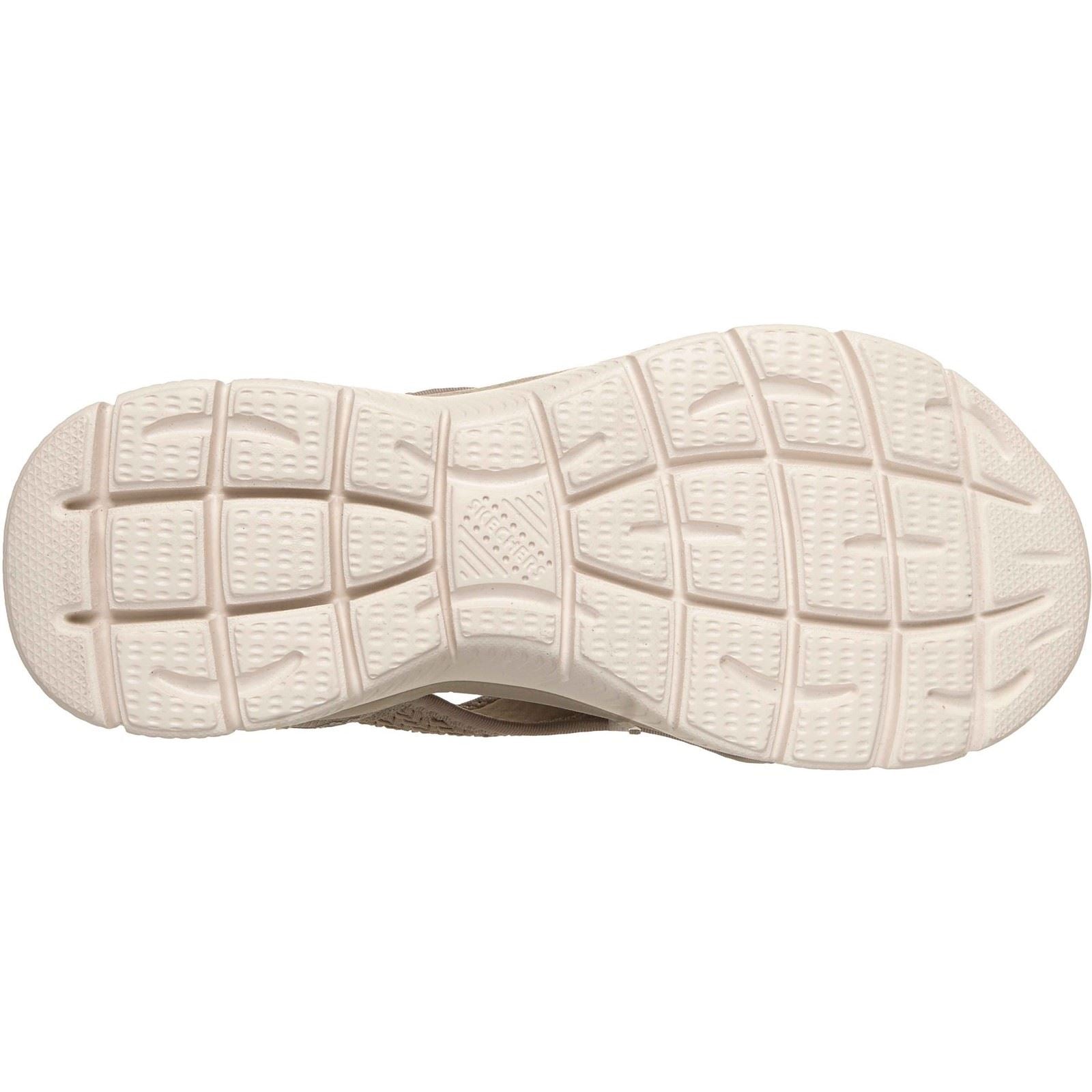Skechers Summits Sweetly Evolved Sandales Taupe En Textile Pour Femmes