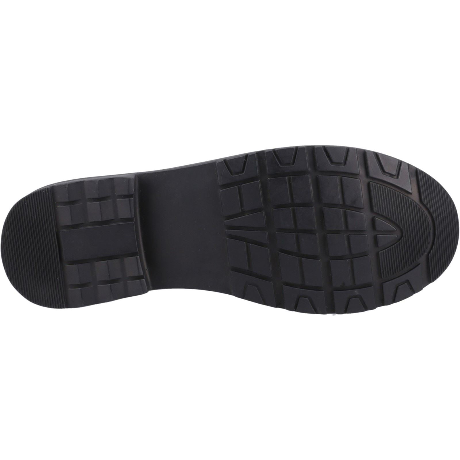 Hush Puppies Brian Junior Chaussures Brogues Noires Pour Garçons En Cuir