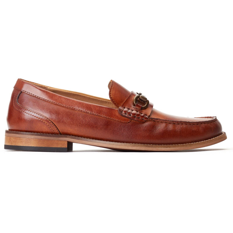 Base London Madison Mocassins Marron En Cuir Pour Hommes