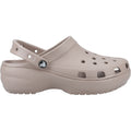 Crocs Classic Platform Clog Sabots Taupe Pour Femmes