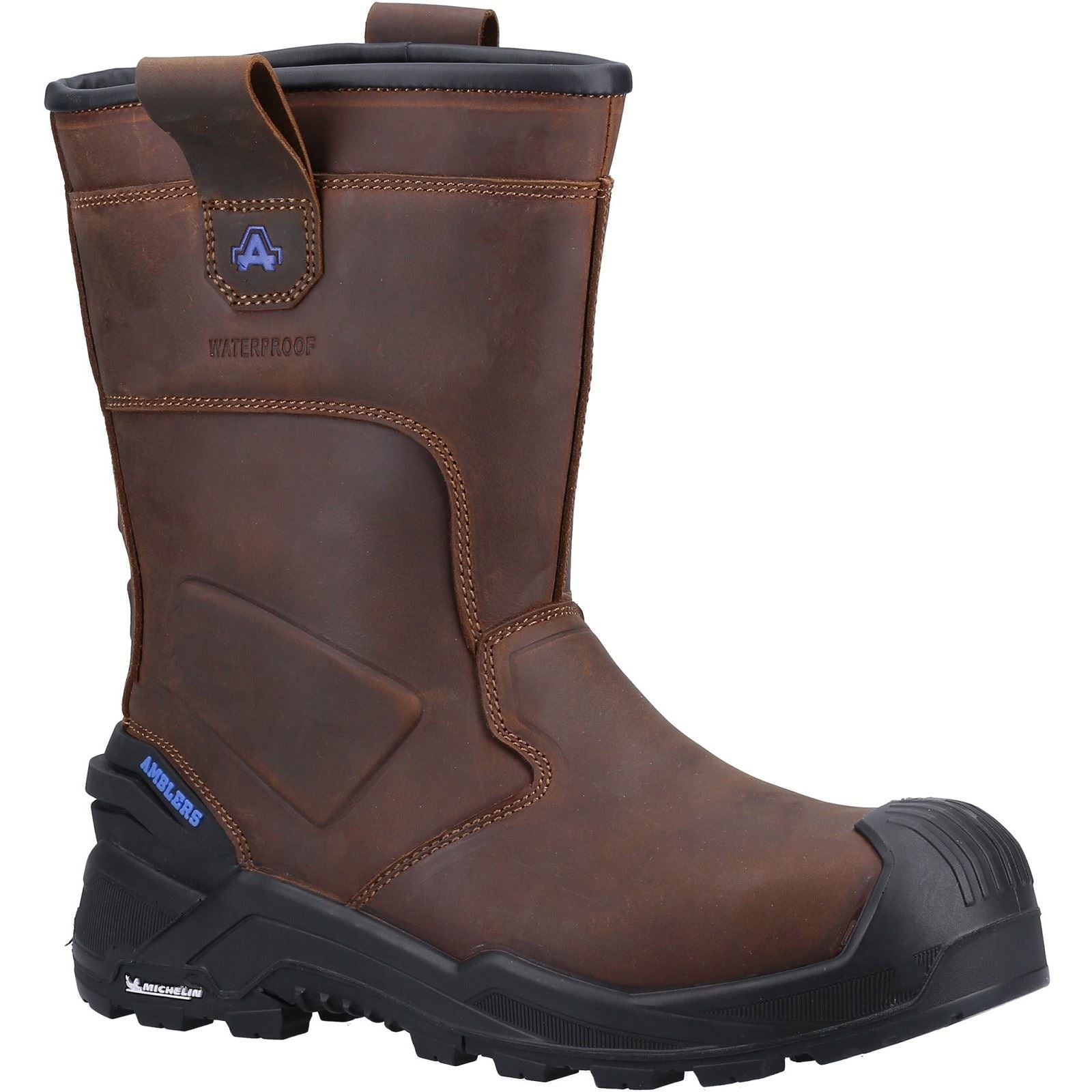 Amblers Safety Bottes De Sécurité En Cuir Marron 983C