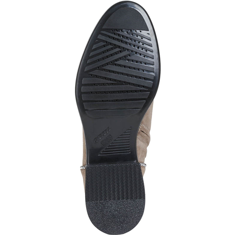 Geox Resia Bottes En Daim Pour Femmes, Couleur Beige Foncé