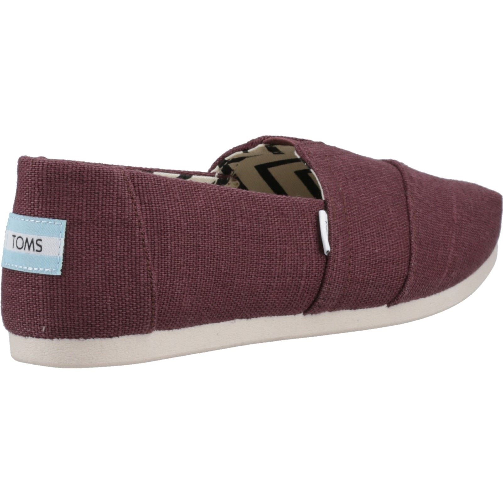TOMS Alpargata Espadrilles Bordeaux En Jute Pour Femmes