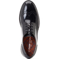 Base London Joe Chaussures Richelieu Pour Hommes En Cuir Noir