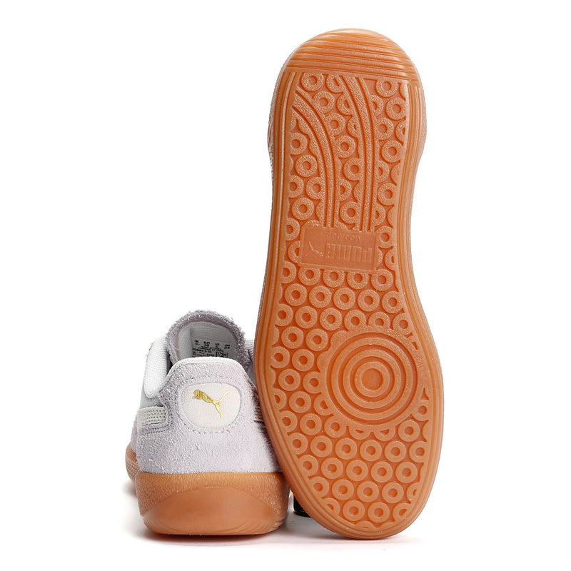 Puma Palermo Chaussures De Sport En Cuir Bleu Pour Femmes