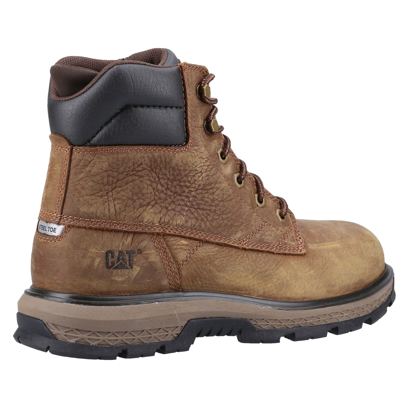 Caterpillar Bottes De Sécurité En Cuir Exposition En Forme De Pyramide