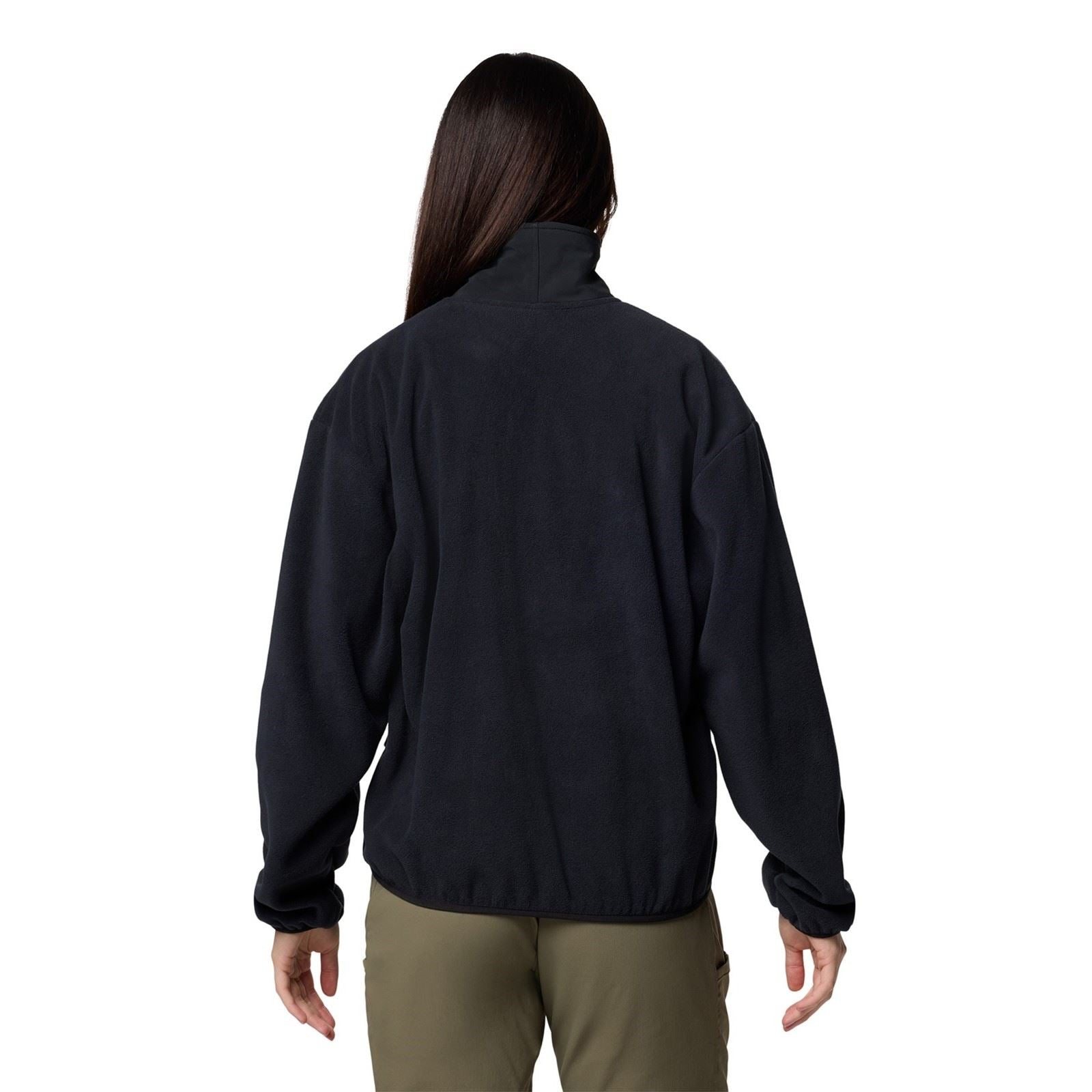 Columbia Sequoia Grove 1/2 Zip Fleece Pull Noir En Polyester Pour Femme