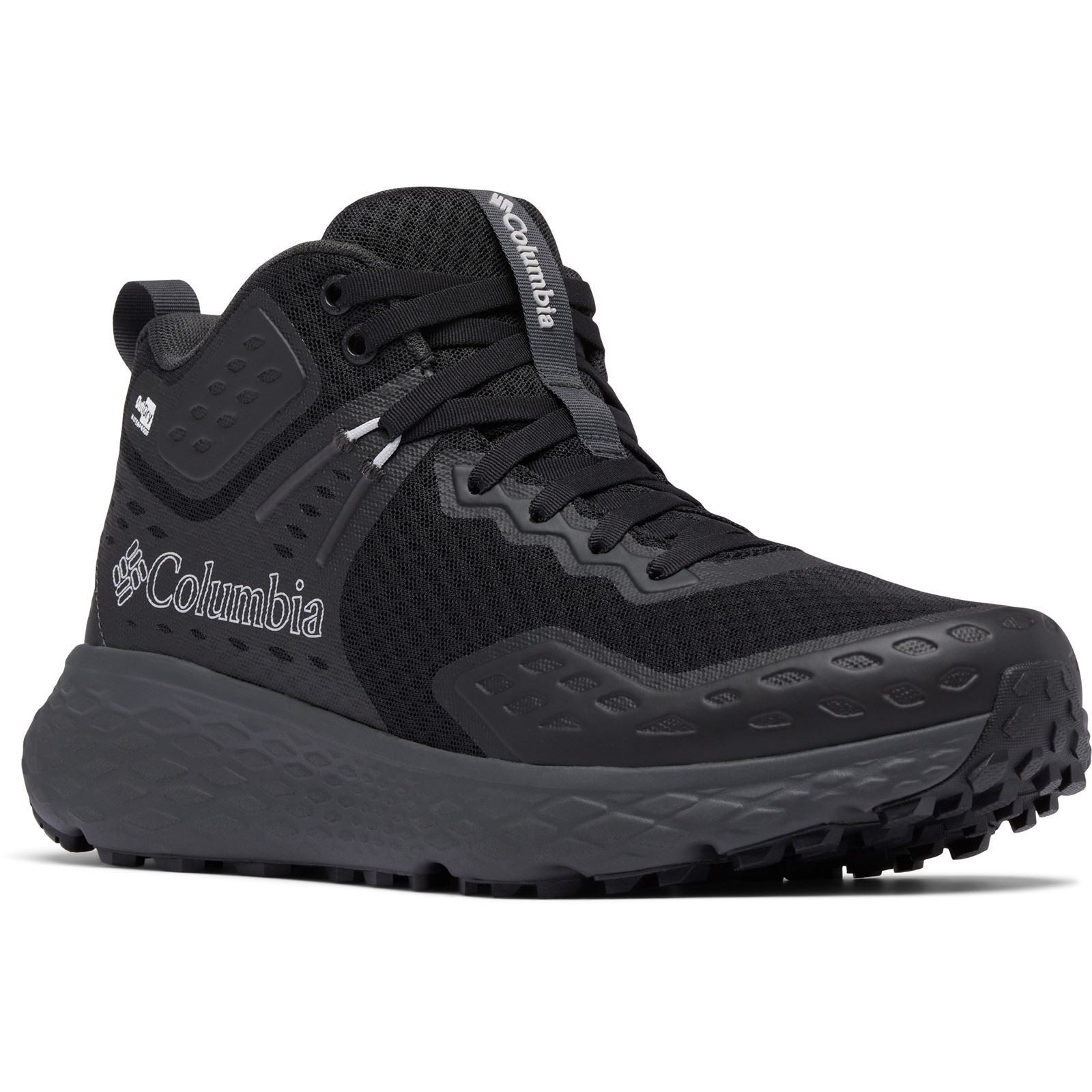 Columbia Konos TRS Outdry Mid Bottes De Randonnée En Polyester Pour Hommes Noires/Requin