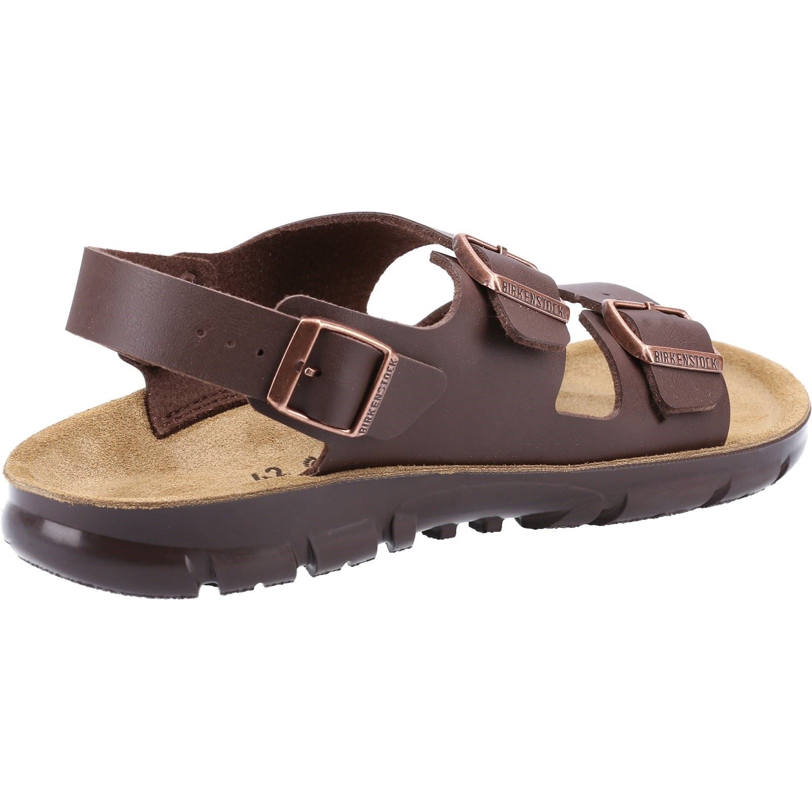 Birkenstock Kano Sandales Synthétiques Pour Homme De Couleur Marron Foncé