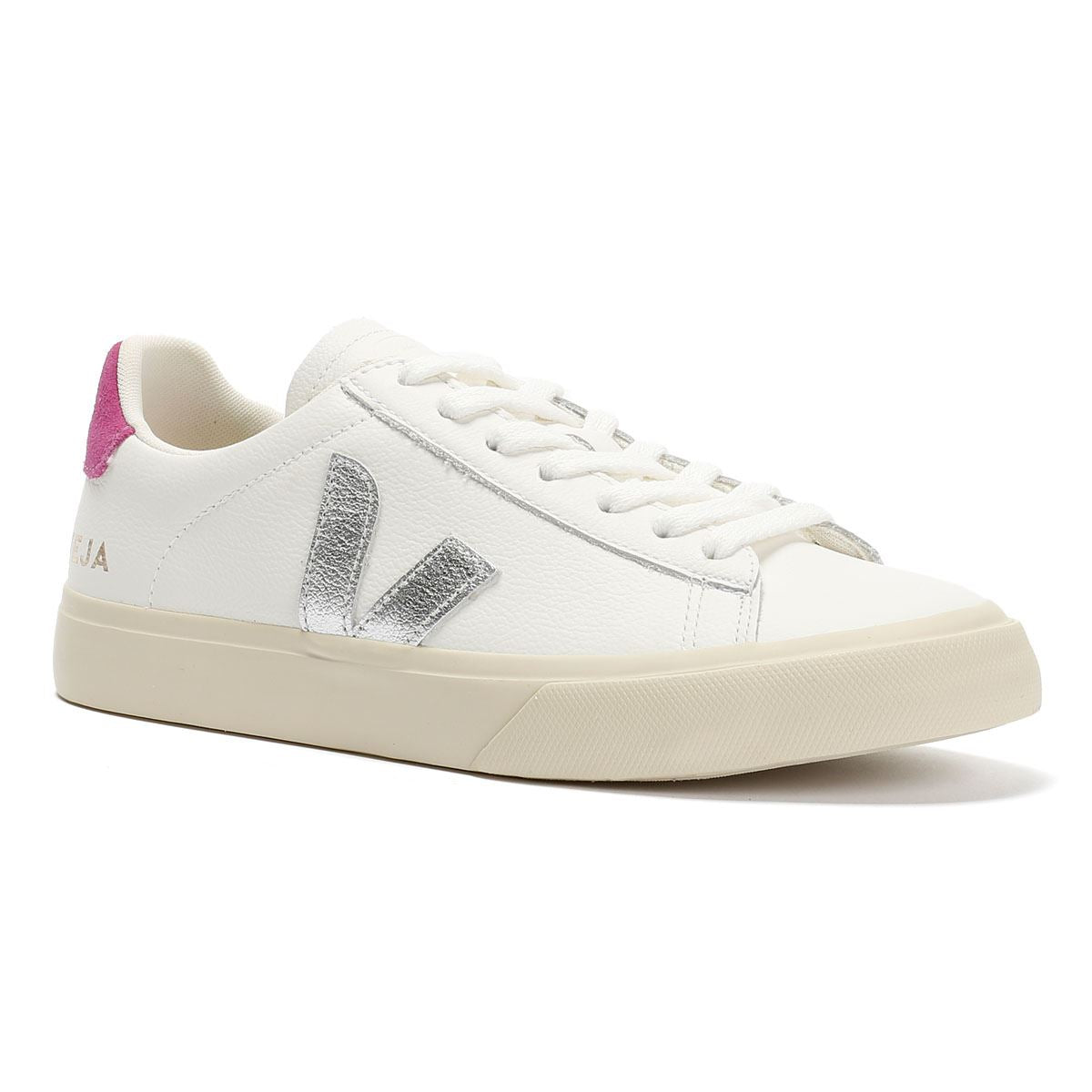 Veja Campo Baskets Blanches En Cuir Pour Femmes