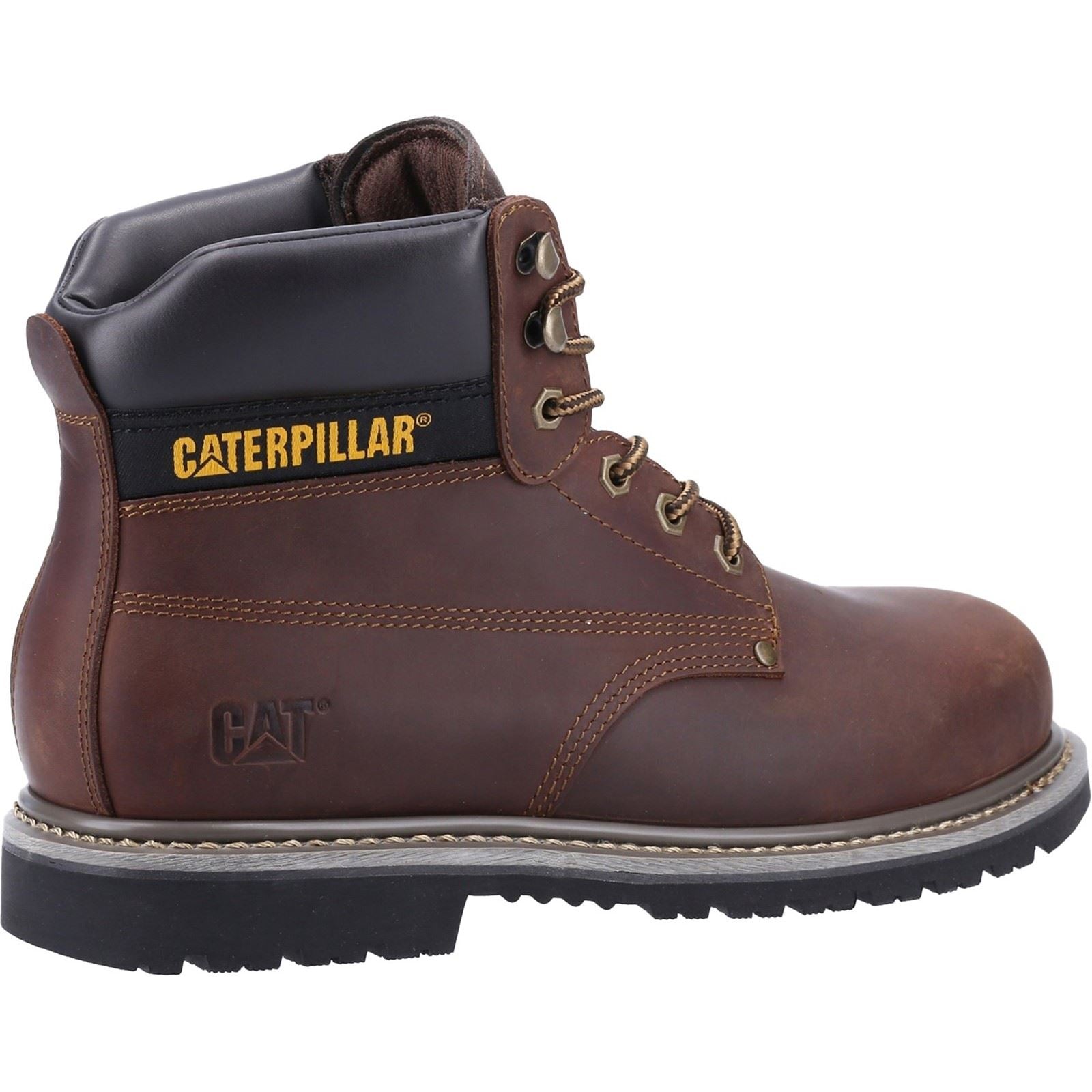 Caterpillar Bottes De Sécurité Nubuck Marron Powerplant