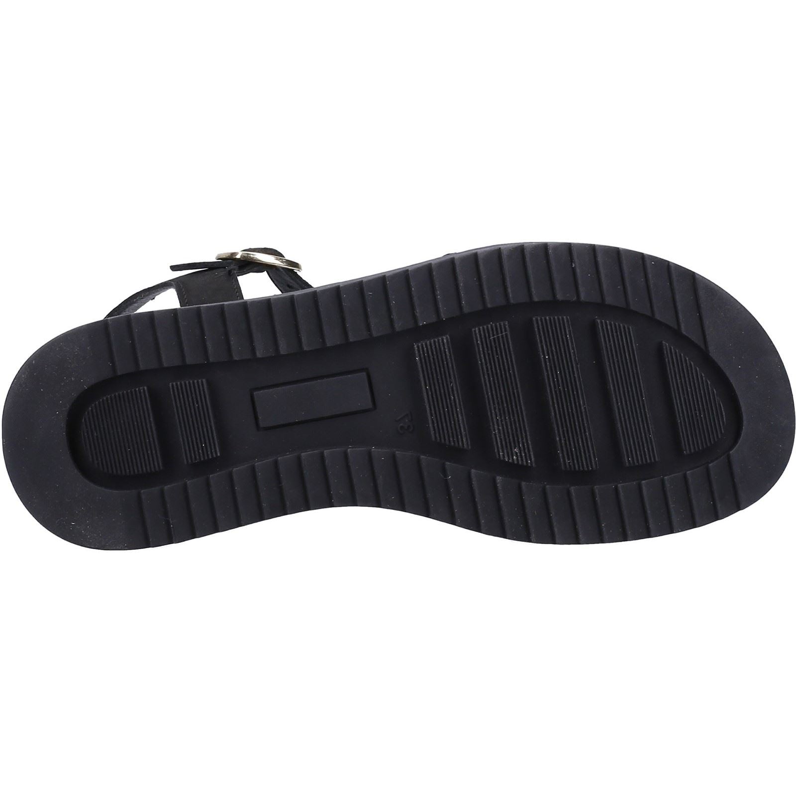 Hush Puppies Cassie Sandales Noires Pour Femmes En Nubuck