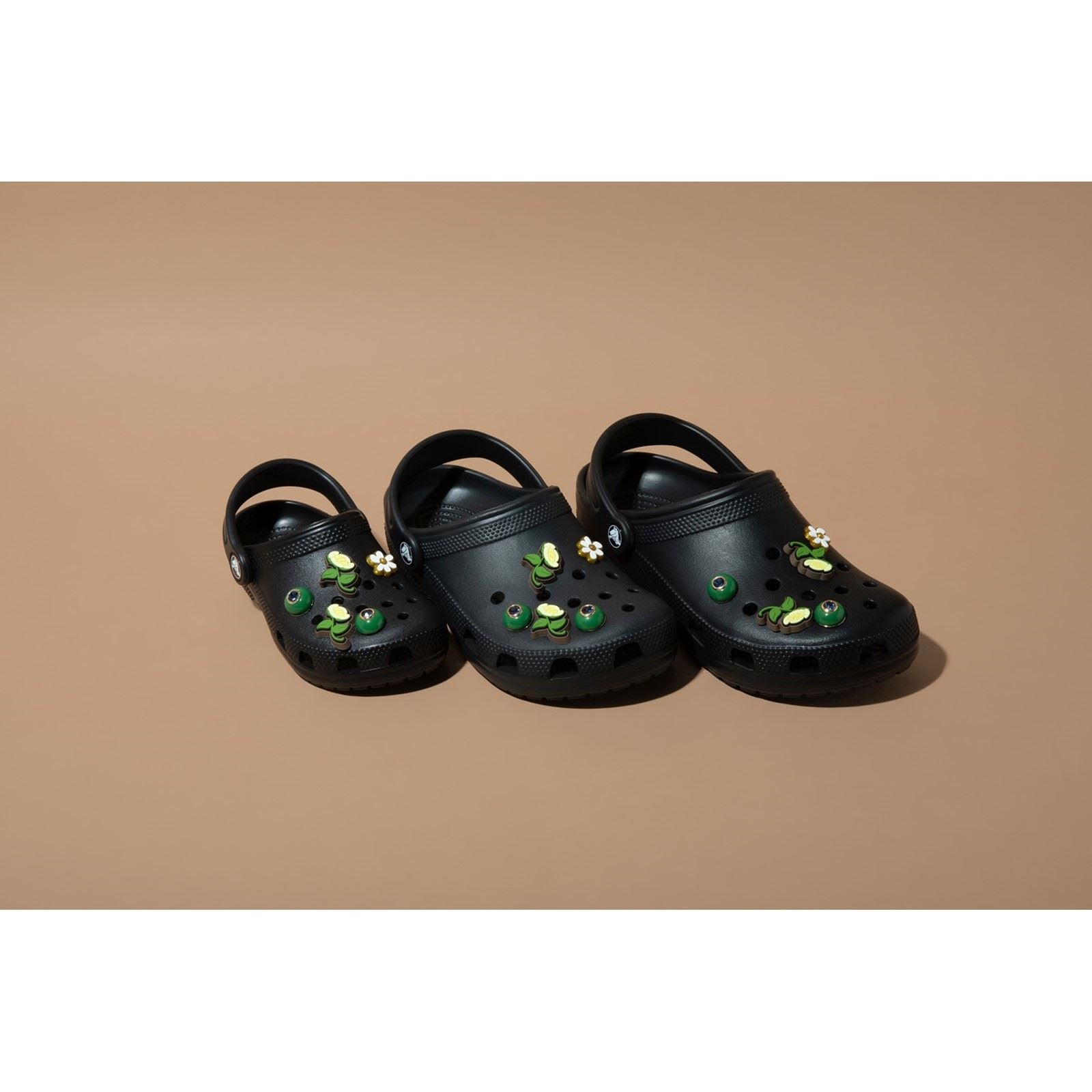 Crocs Toddler Classic Loafers En Caoutchouc Croslite Noir