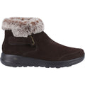 Skechers On-The-Go Joy First Glance Bottes En Cuir Pour Femmes Couleur Chocolat