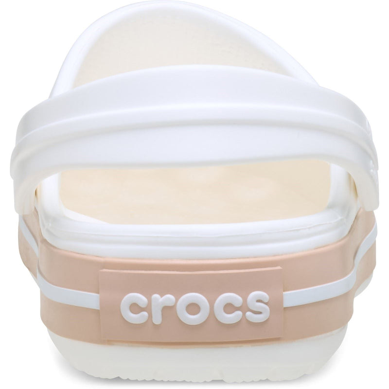 Crocs Crocband Sabots En Caramel Blanc/Rose En Thermoplastique