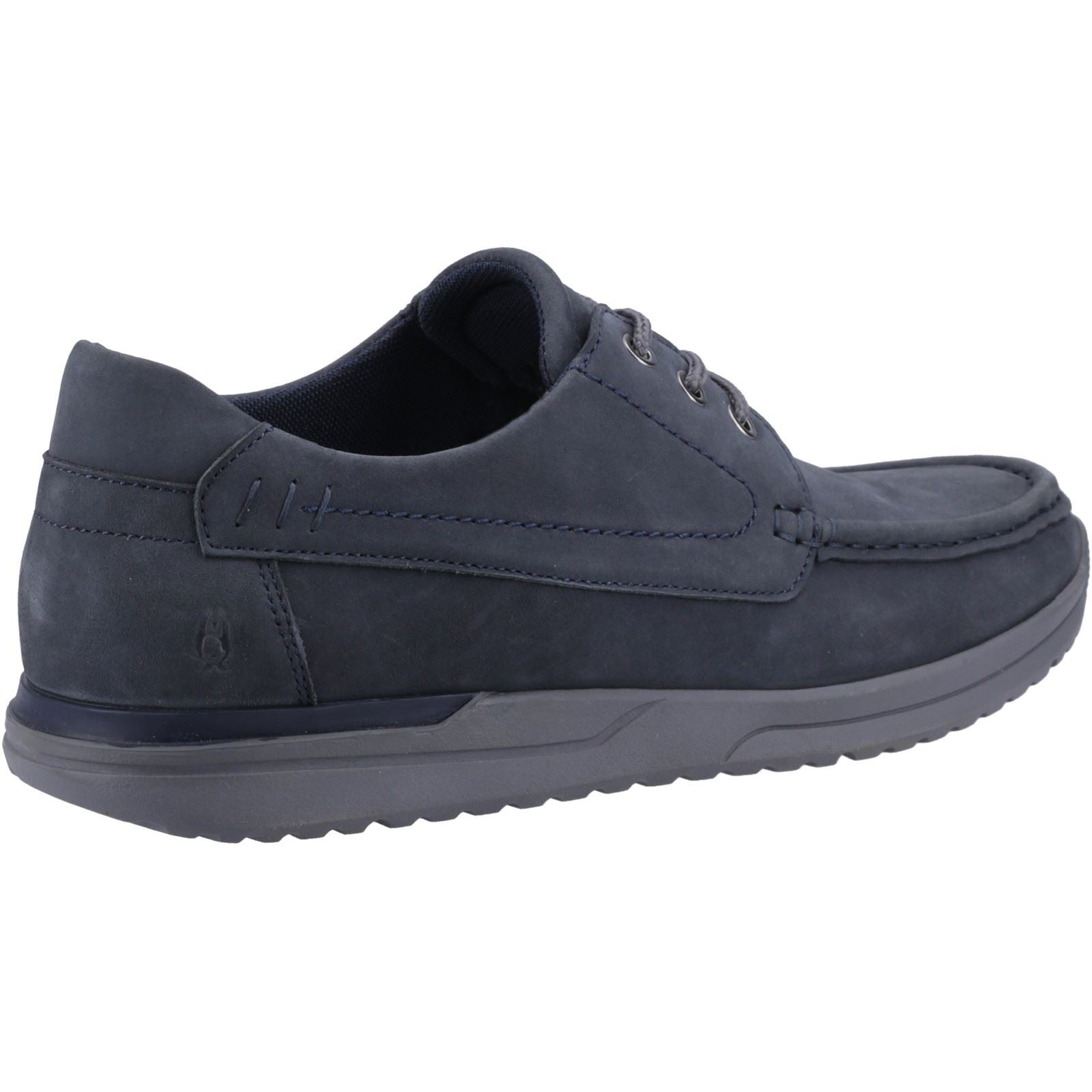 Hush Puppies Howard Chaussures En Cuir Pour Homme À Lacets Bleu Marine