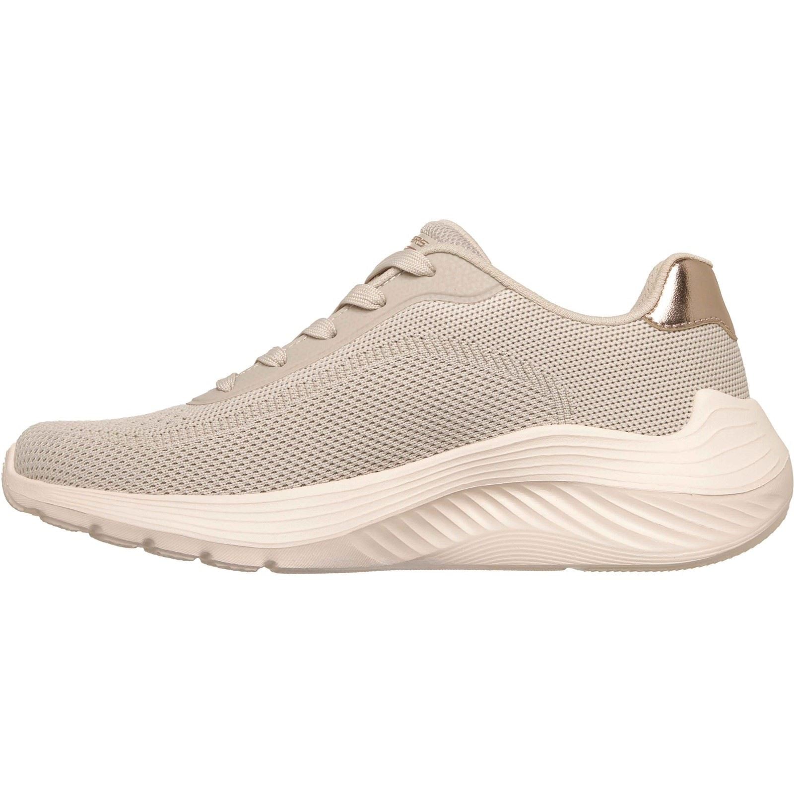 Skechers Bobs Squad Waves Current Look Baskets Blanches Cassées Pour Femmes En Textile