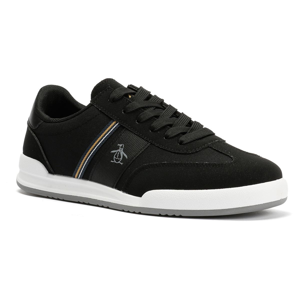Penguin Gaz Baskets Noires Pour Hommes