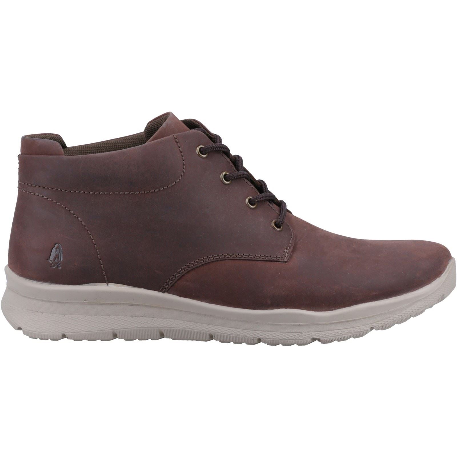 Hush Puppies Finton Bottes En Cuir Marron Pour Hommes
