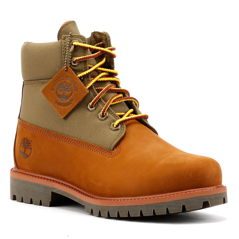 Timberland 6 Inch Premium Workwear II Bottes En Cuir Marron Pour Homme