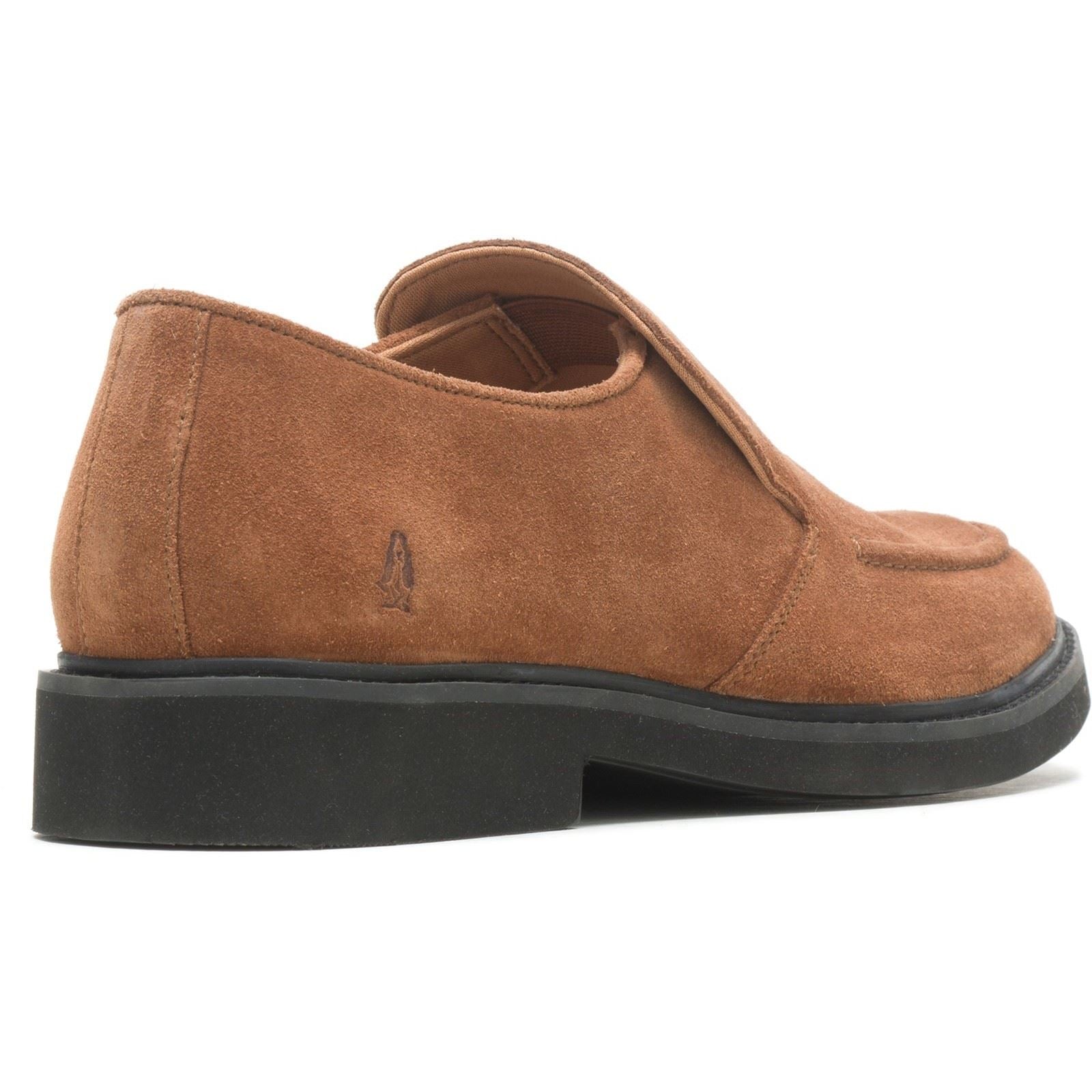 Hush Puppies Earl Slip On Mocassins Pour Hommes En Cuir De Suède Couleur Châtaigne