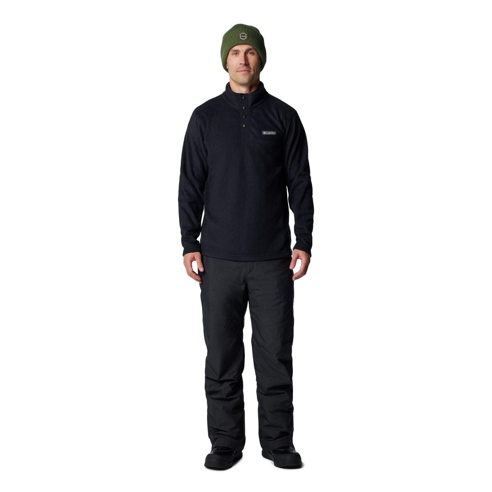 Columbia Steens Mountain Half Snap II Veste En Polaire Noire Pour Homme