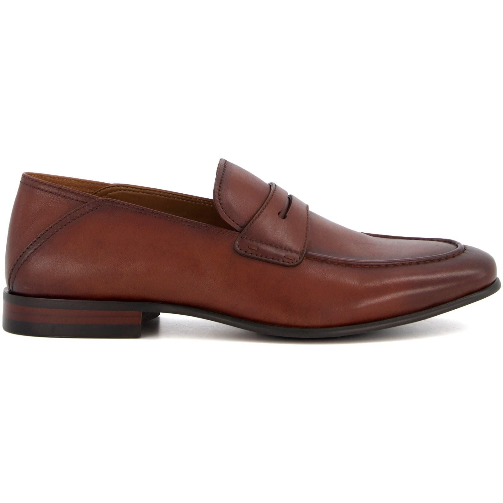 Dune Sync Mocassins En Cuir Pour Hommes Couleur Beige