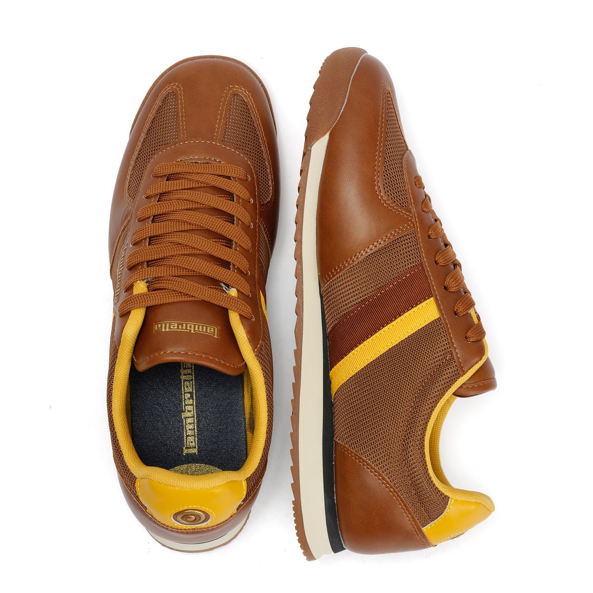 Lambretta Diego Baskets Brunes Pour Hommes
