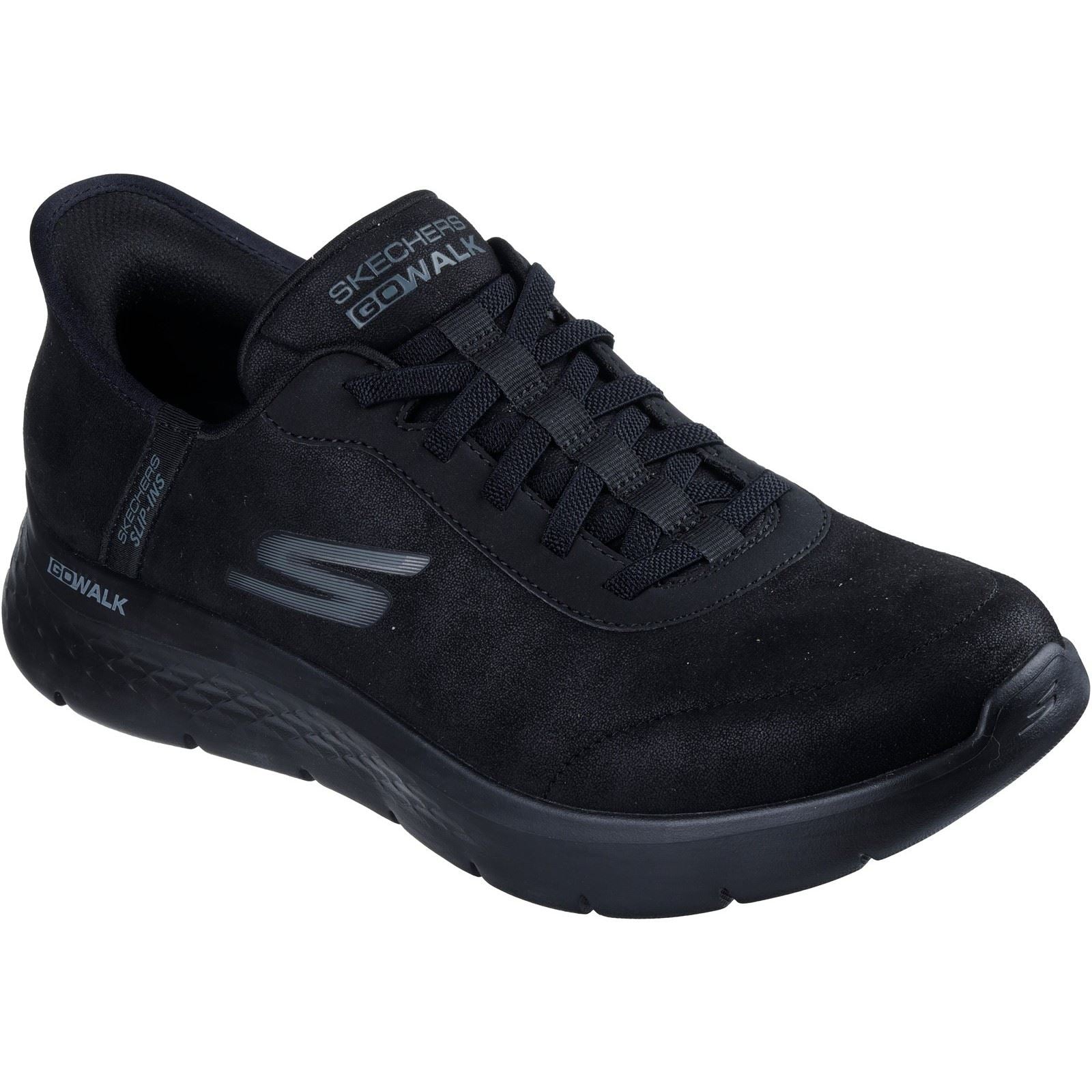 Skechers GO WALK Flex Smooth Motion Chaussures De Sport Noires Pour Hommes