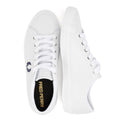 Fred Perry Baseline Baskets Blanches En Cuir Pour Hommes