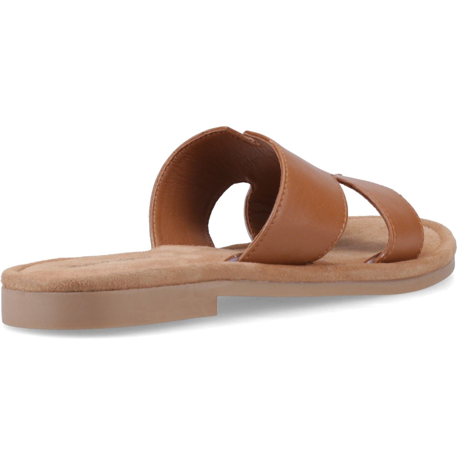 Hush Puppies Azalea Mule Sandales En Cuir Pour Femmes Couleur Caramel
