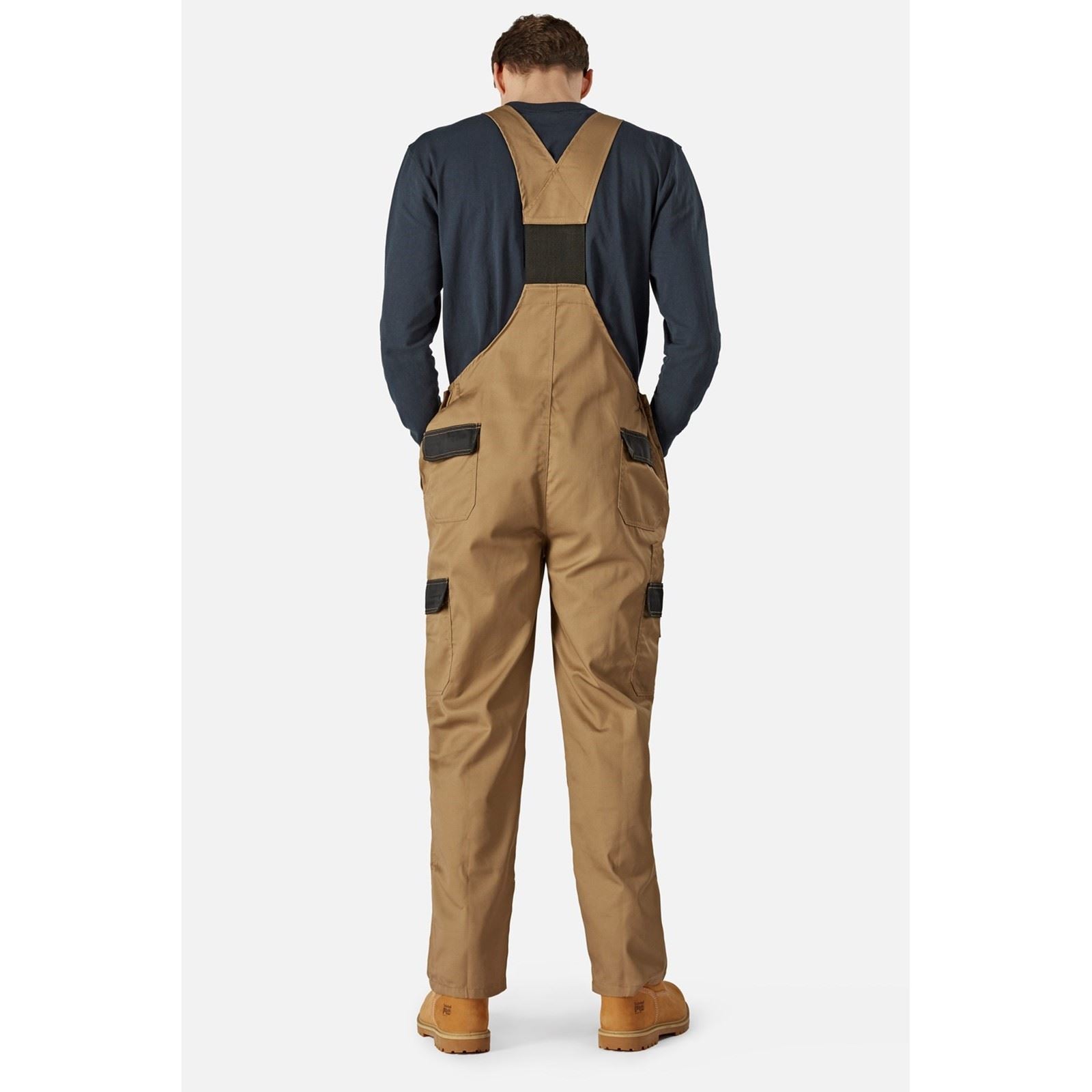 Dickies Everyday Bib and Brace Salopette De Travail En Polyester Pour Homme Marron