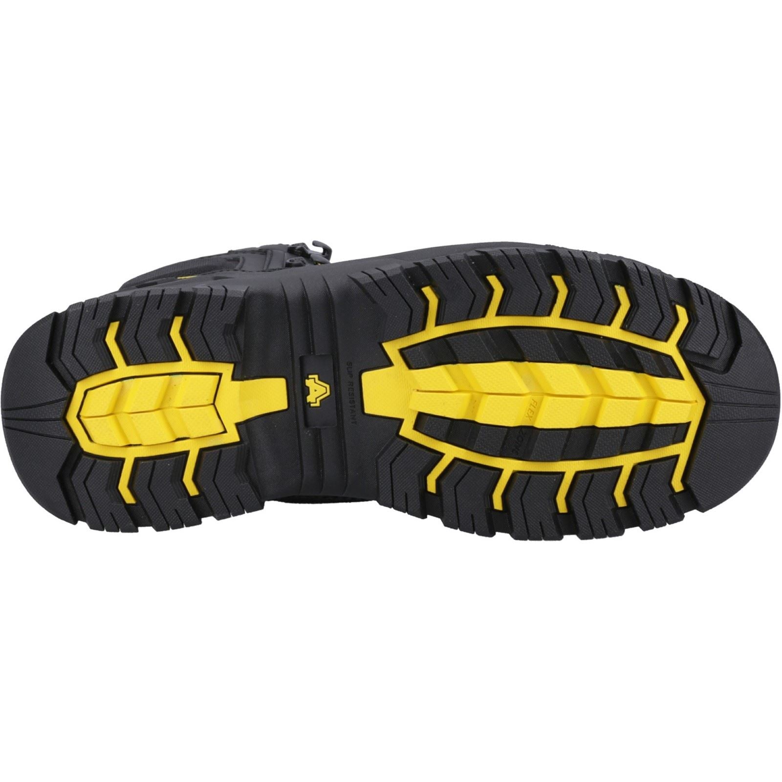 Amblers Safety Bottes De Sécurité Noires En Cuir Dynamite