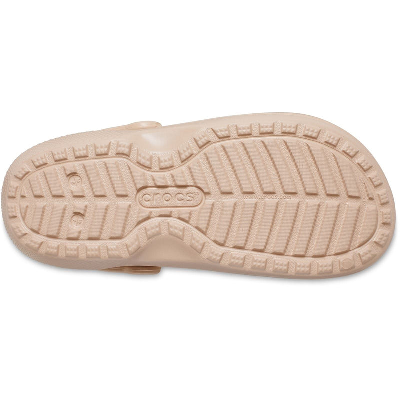 Crocs Classic Lined Sabots En Caramel Rose Pour Femmes En Thermoplastique